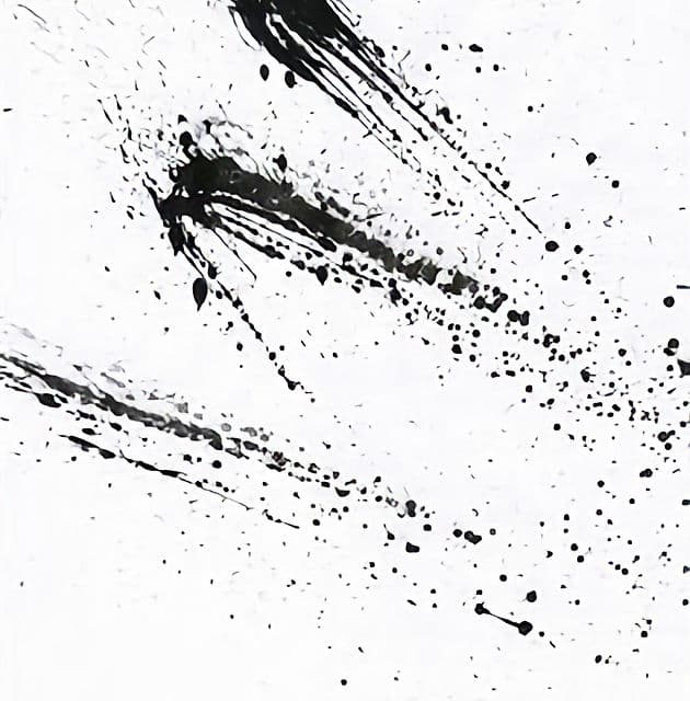 Decorative ink blot pattern